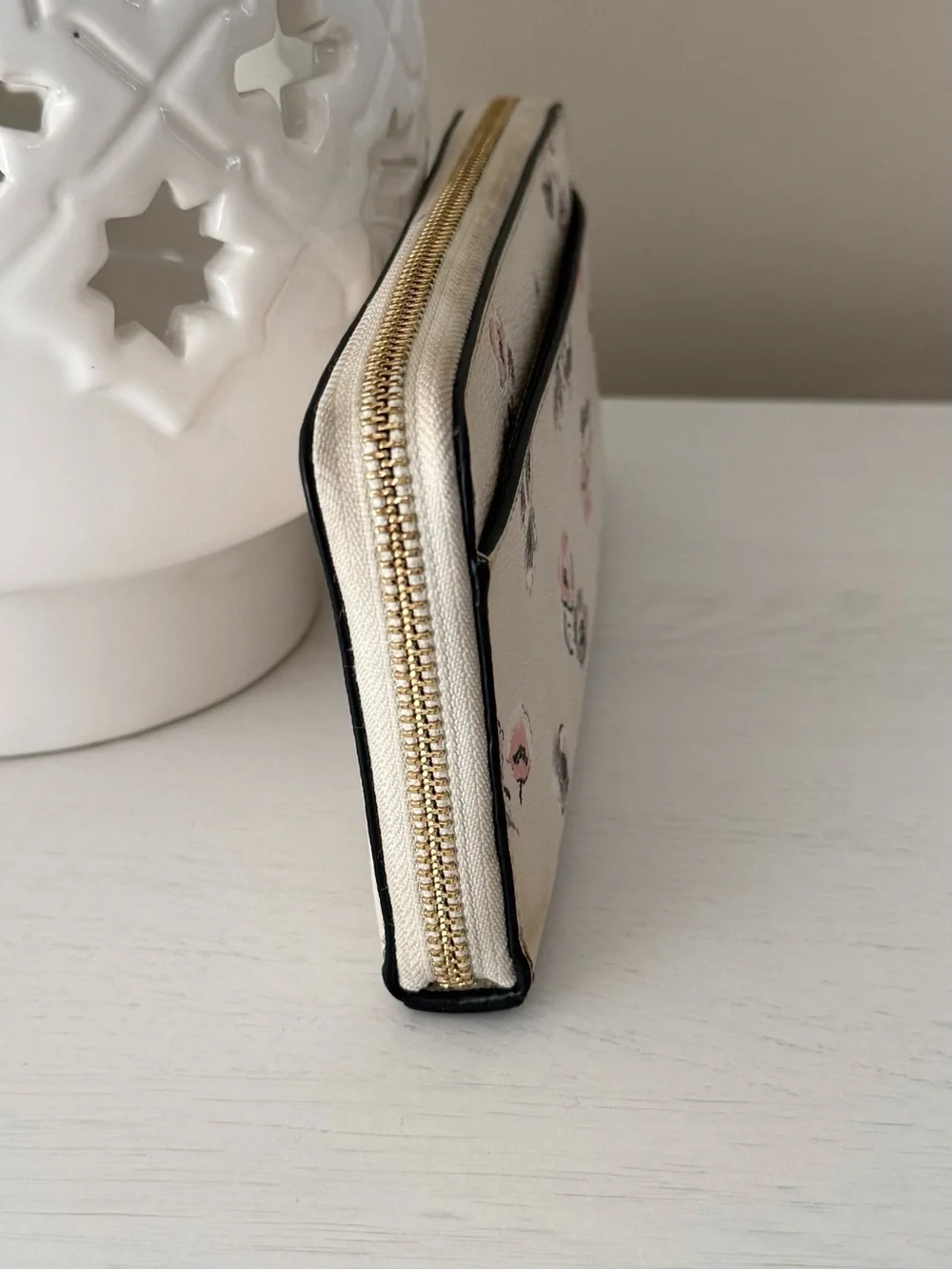 Coach HTF Wildflower Printed Long Zip Wallet